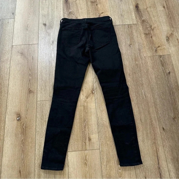 Old Navy Rockstar Mid-Rise Women's Black Skinny Denim Jeans Size 4 Tall GUC - Picture 8 of 8